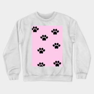 Paw pattern Crewneck Sweatshirt